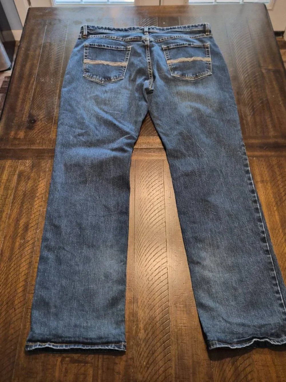 Rock And Roll Cowboy Jeans 40x36 Blue Denim Double Barrel Relaxed Bootcut G599